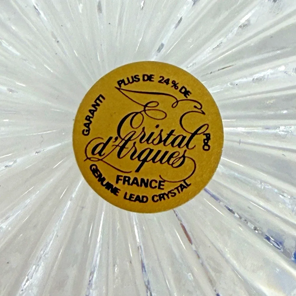 Cristal D’ Arques J.G. Durand Large Crystal Centerpiece Bowl New in Box